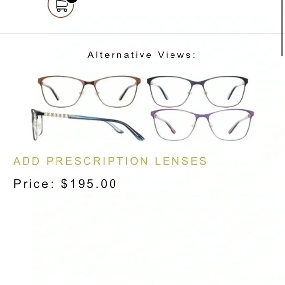 Cote D'Azur CDA-251 glasses frames GUC - Picture 6 of 7